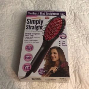Straightening brush